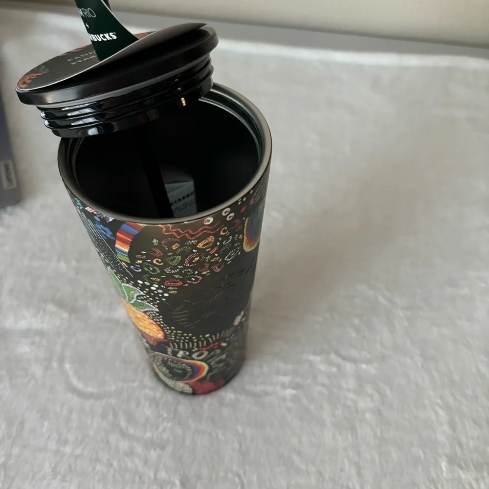 Starbucks x Farm RIO Venti Borogodo Stainless Water Bottle with Straw NWT
